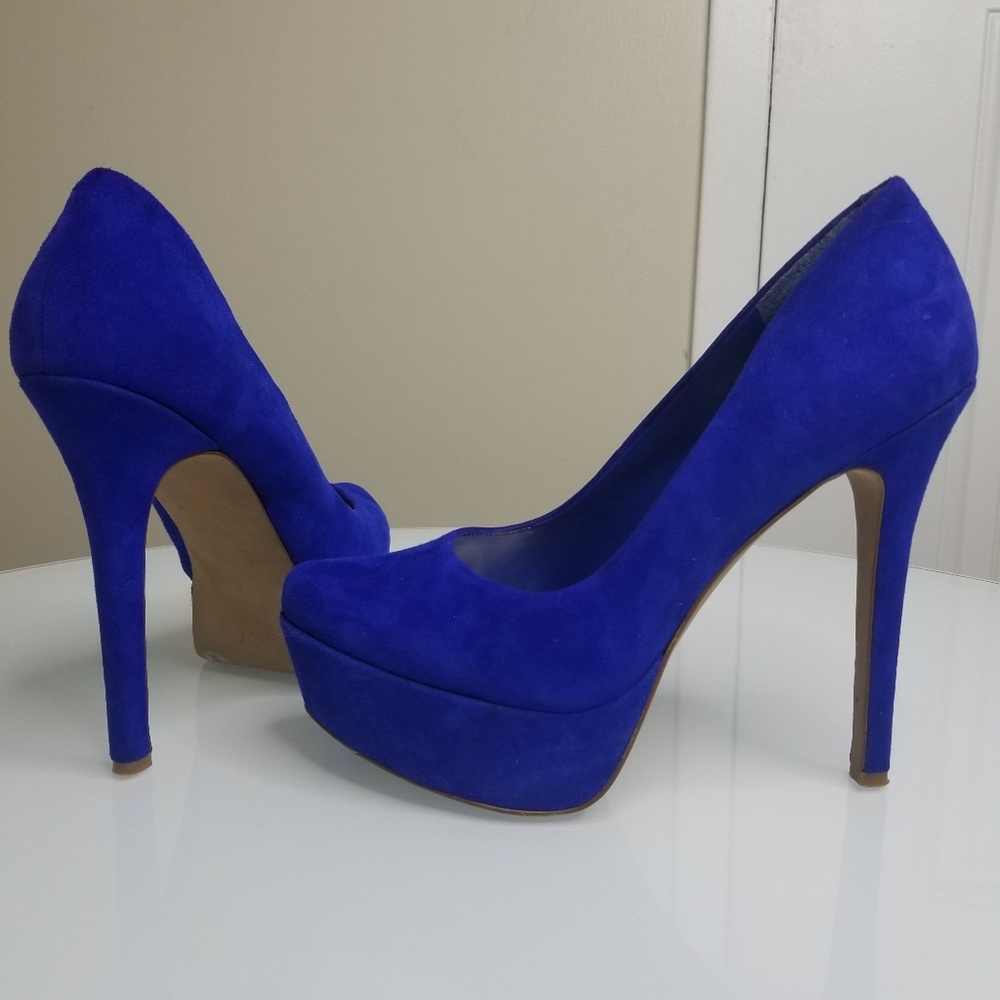 Royal Blue Jessica Simpson pumps stilettos